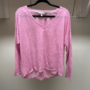 Victorias Secret pink long sleeve shirt